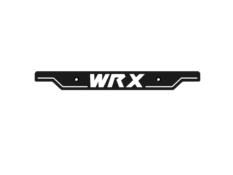 (02-05) Impreza - WRX License Delete (Black) - USDM Holes